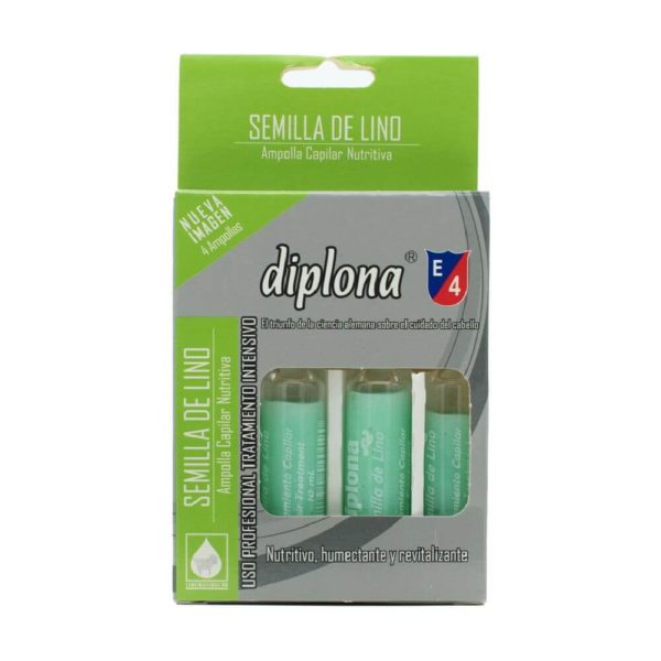 Diplona Semilla de Lino Ampolla Capilar Nutritiva